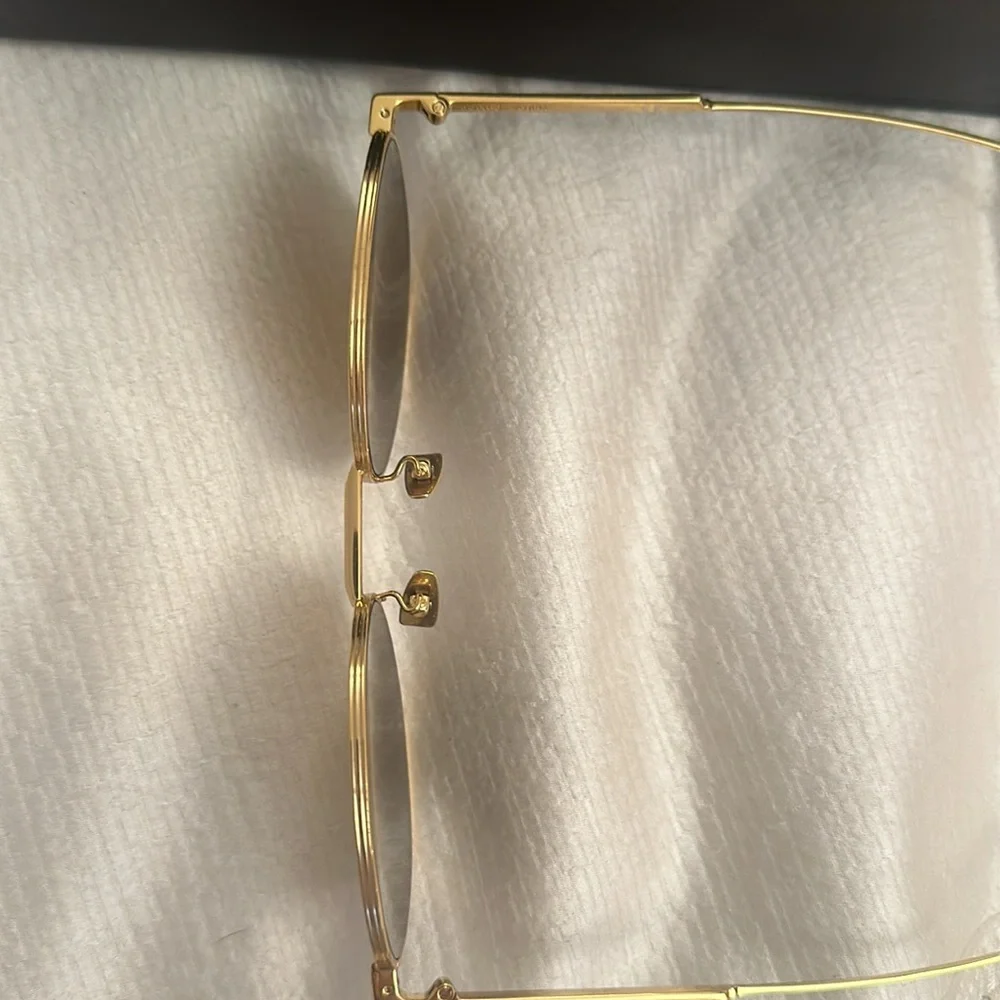 Bottega Veneta gold mirrored sunglasses - Picture 4 of 6